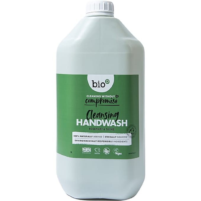 Bio-D Anti BacteriÃ«le Handzeep Rosemarijn & Tijm - 5L Grootverpakking