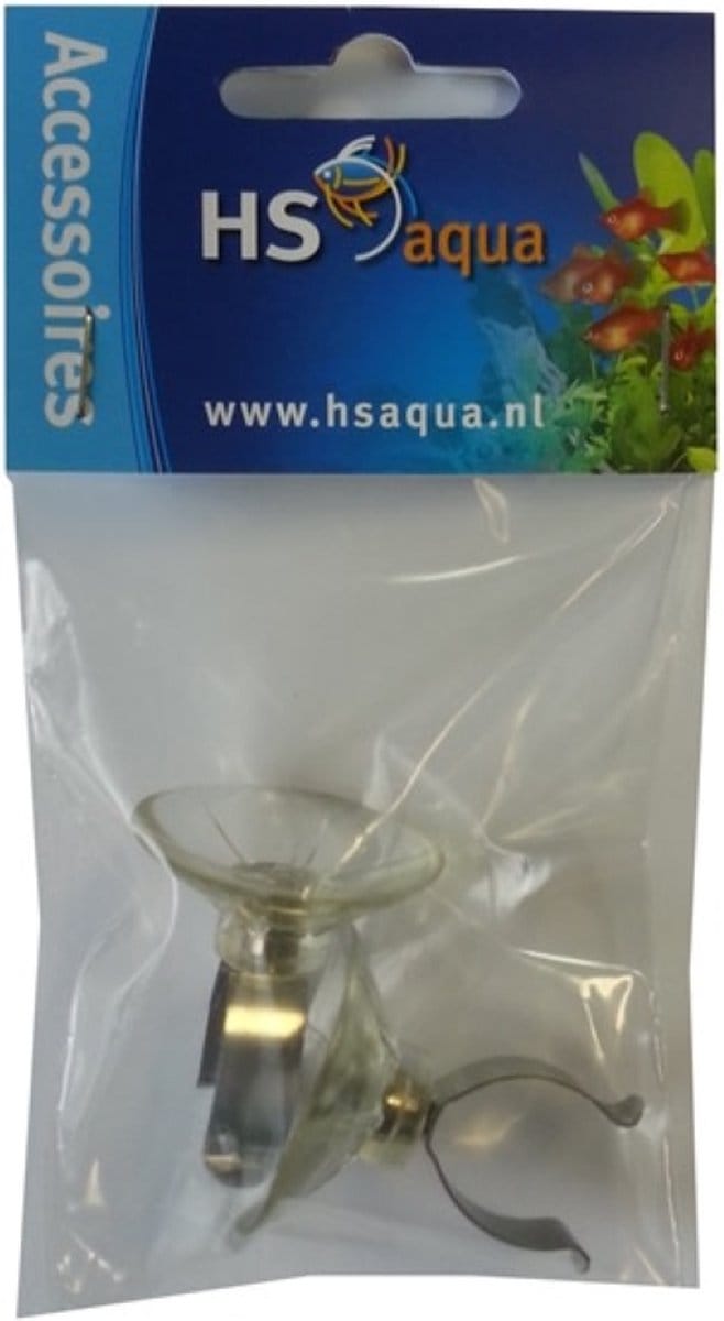 HS Aqua Zuiger Transparant + Metaalklem 12-16MM - 2 Stuks