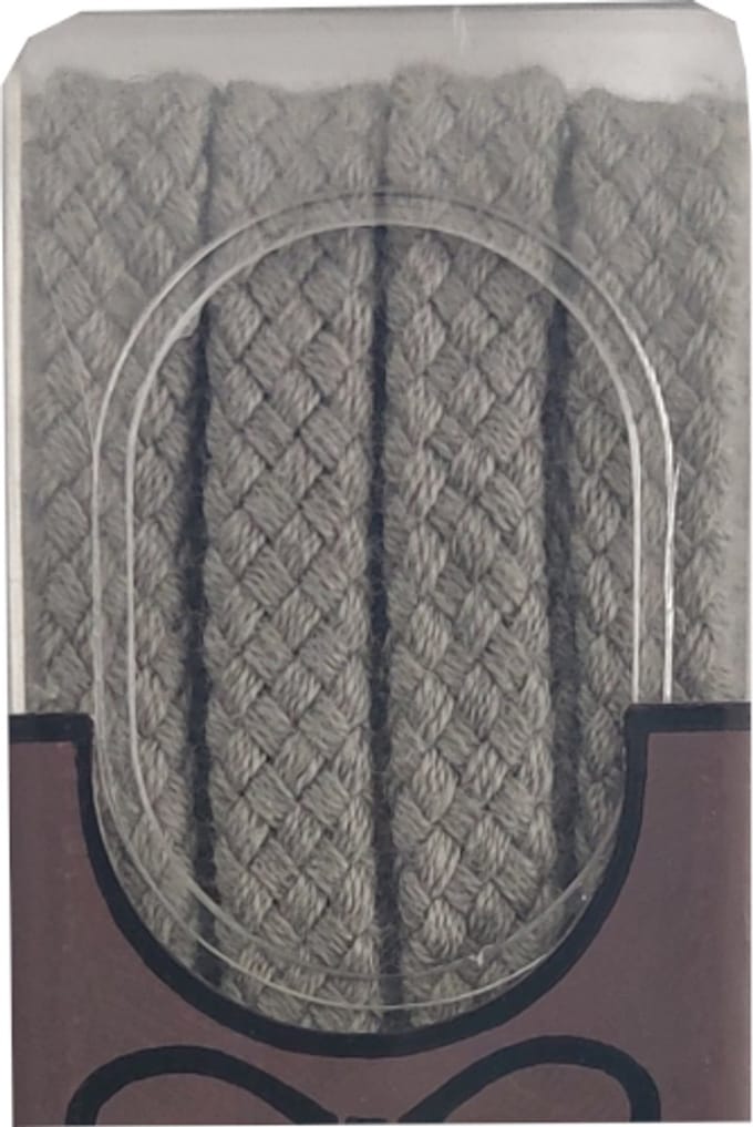 Bob Veter - Licht Grijs - Plat - Lengte 75 cm - Breedte 7 mm - Schoenveter