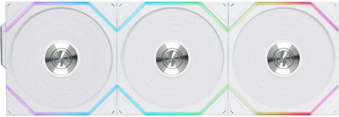 Lian Li UNI FAN TL Wireless ARGB White 3-IN-1 - 3-pack - 120mm - 89.6 cfm - 200 - 2600 rpm - 33 dBA - Incl. L-Wireless Controller - wit