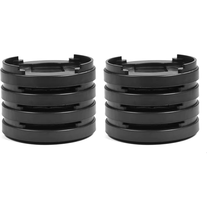 8-delige set Plastic Multi-sleuf Meubelpootschuif Antislip Bedstopper Voetmat voor Tafel