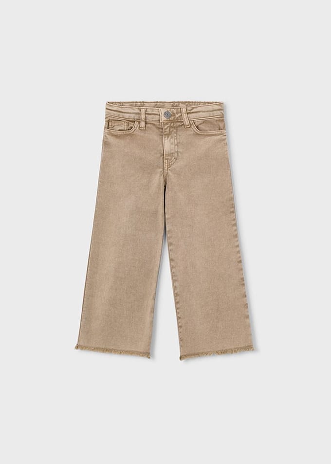 MAYORAL - Meisjes broek - Maat 122 - Meisjes - Beige -