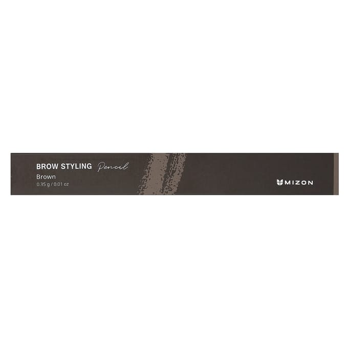 Mizon, brow styling pencil, brown, 0.35g (0.01oz) gray