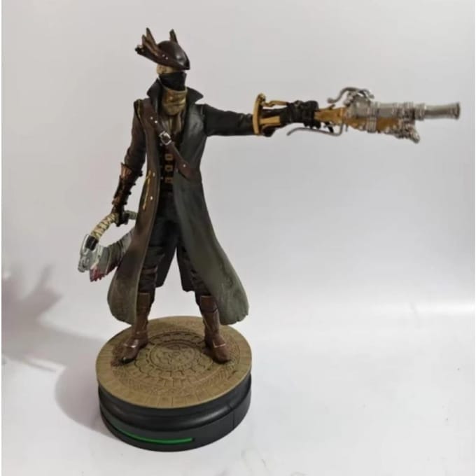 Game Bloodborne Hunter PVC Actiefiguur Verzamelaar Model Speelgoed gray