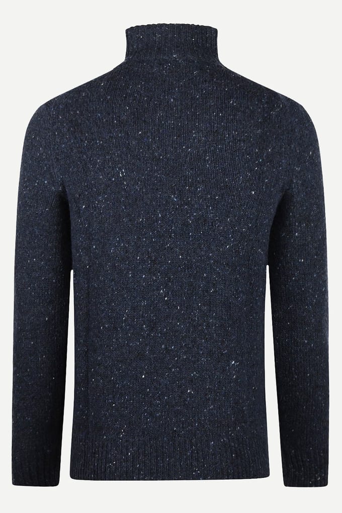 McGregor Zip Mock Fishermans Sweater Navy Größe: XXL | Pullover Outlet | Herren | Blau