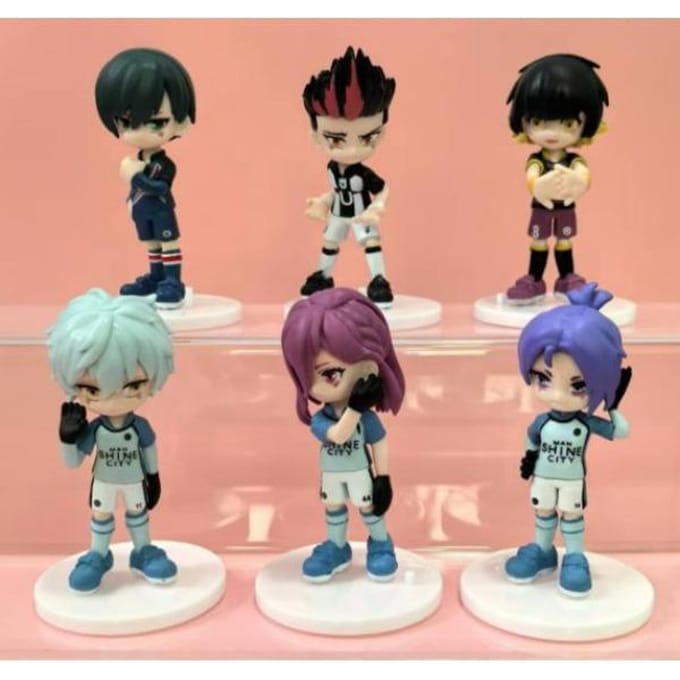 6 stuks/set BLUE LOCK Figuur Model Speelgoed 9,5 cm no box