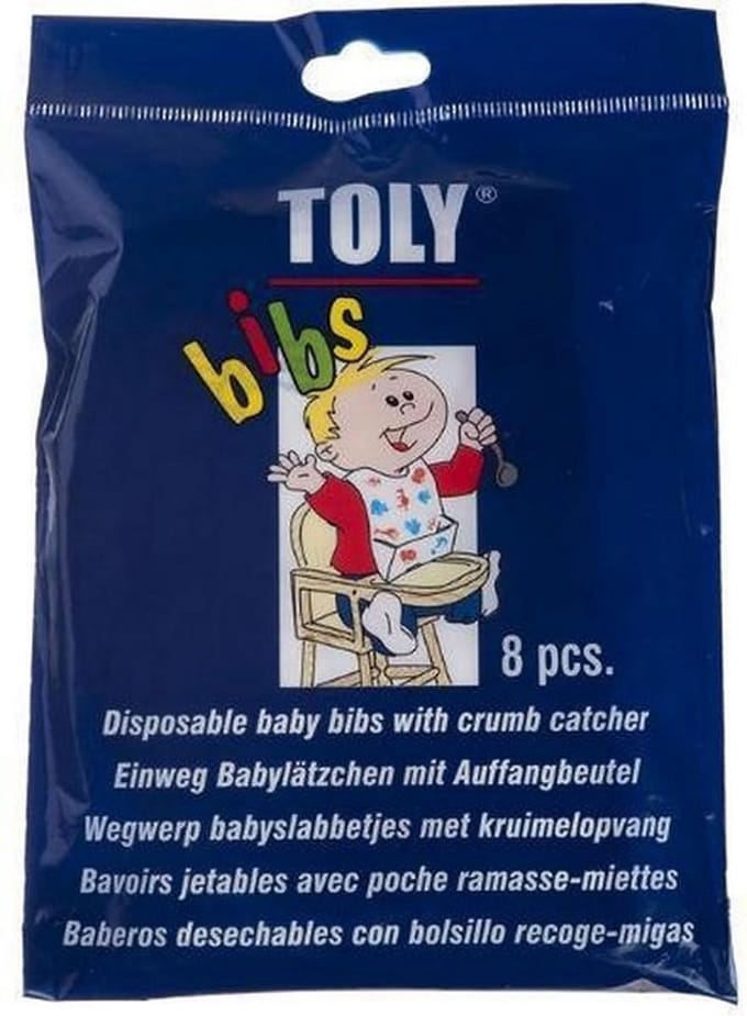 Toly Wegwerp Slabbertjes 2 sets ........16 stuks