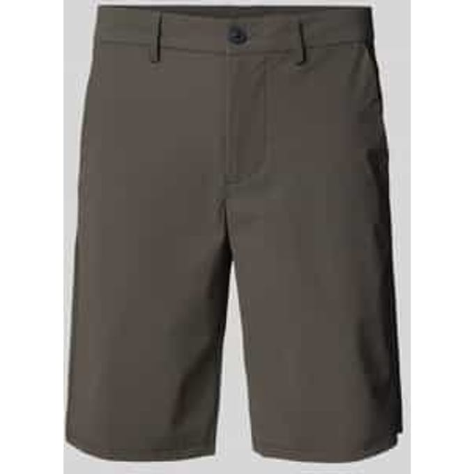 Korte regular fit broek met steekzakken, model 'ALOYS'