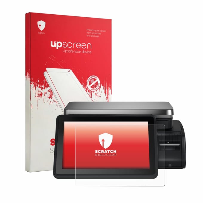 upscreen - Screenprotector voor Bizerba Q1 expert 100 12.1" - Folie Beschermfolie transparant