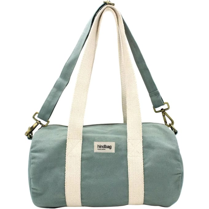 Hindbag weekendtas Simon mini - Mint - Biologisch GOTS katoen