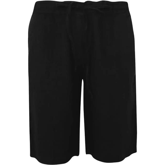 Bermuda voor dames Haris Cotton Essentials Knot Waist Slant Pocket