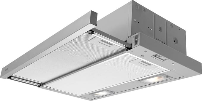 AV361RVS VLAKSCHERM AFZUIGKAP (60 CM)