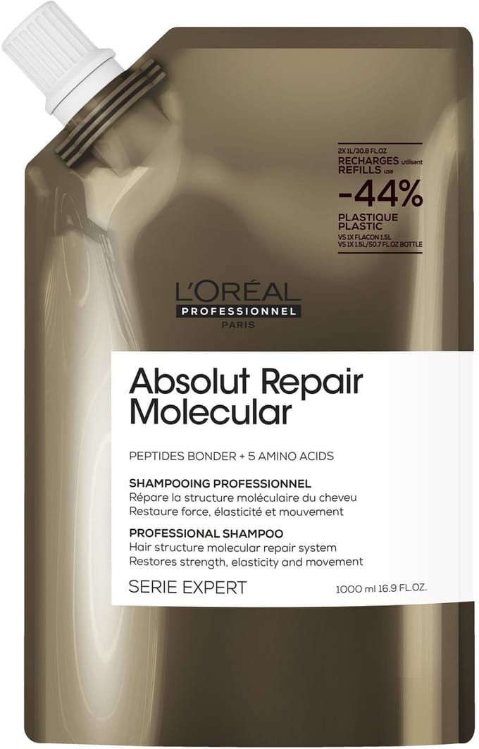 L'Oréal Professionnel - Absolut Repair Molecular Shampoo Refill - 1000ml