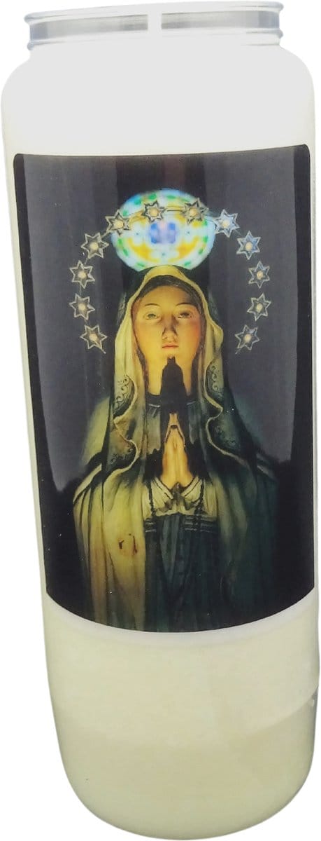 Noveenkaars Heilige Vrouw 022 - 9 dagen brander (5 stuks)