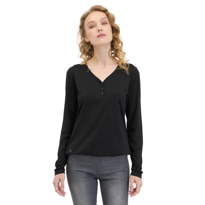 Dames-T-shirt met lange mouwen Ragwear Pinkki