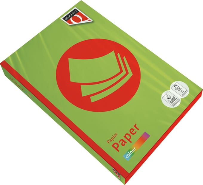 Kopieerpapier quantore colour a4 120gr helgroen