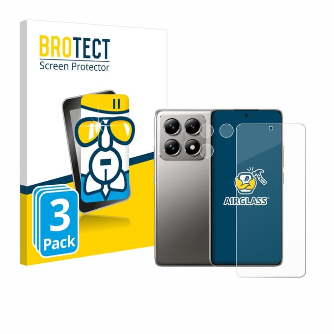 Screenprotector 3 Stuks voor Xiaomi 14T Pro (Voor+Camera) Beschermglas transparant