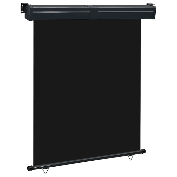 vidaXL - Balkonscherm - 145x250 - cm - zwart
