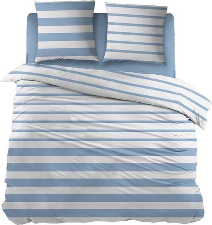 Snoozing Mandy - Dekbedovertrek - Tweepersoons - 200x200/220 cm + 2 kussenslopen 65x65 cm - Blue