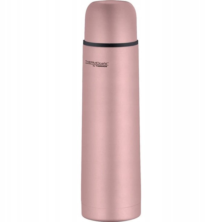 RVS fles 1L - Roze/Goud - Lange Warmtebehoud