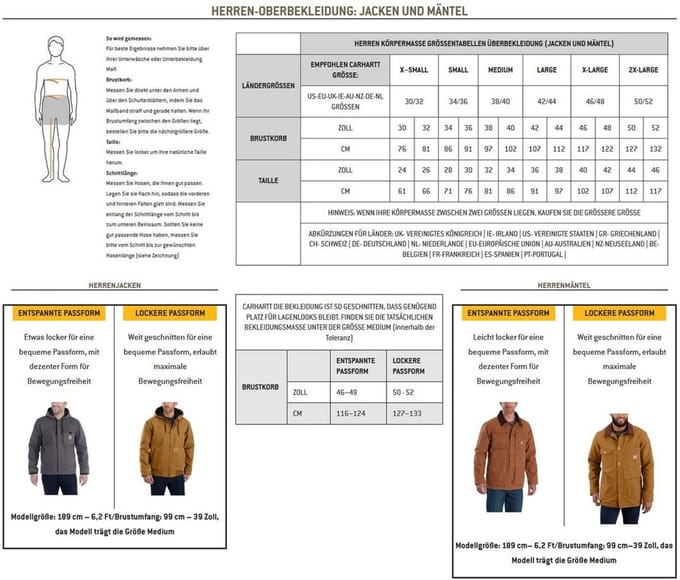 Carhartt Stretch Insulated Jas Bruin S Man