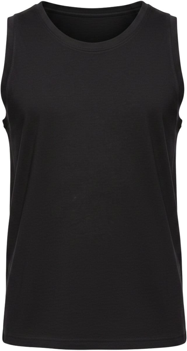OMBRE Tanktop - Regular Fit - Katoen - Mouwloos Zwart M