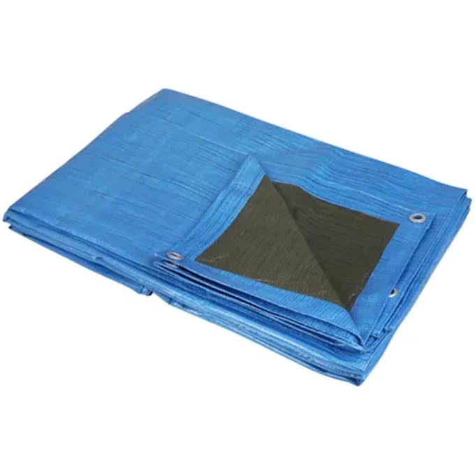 Sencys Afdekzeil Polyethyleen 130gr/m² 4x6m Groen/blauw