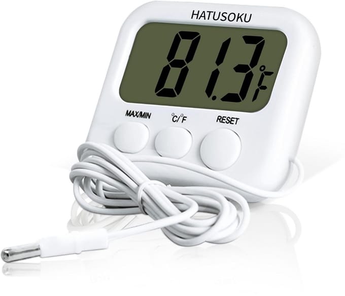 Digitale Thermometer met Externe Sensor voor Aquarium, Koelkast en Vrieskast