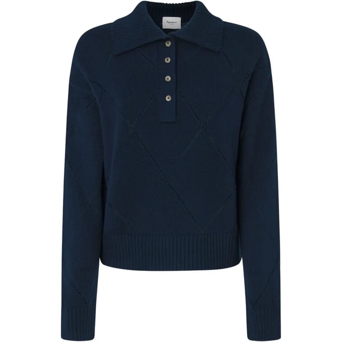 Pepe Jeans Idris Trui Blauw M Vrouw