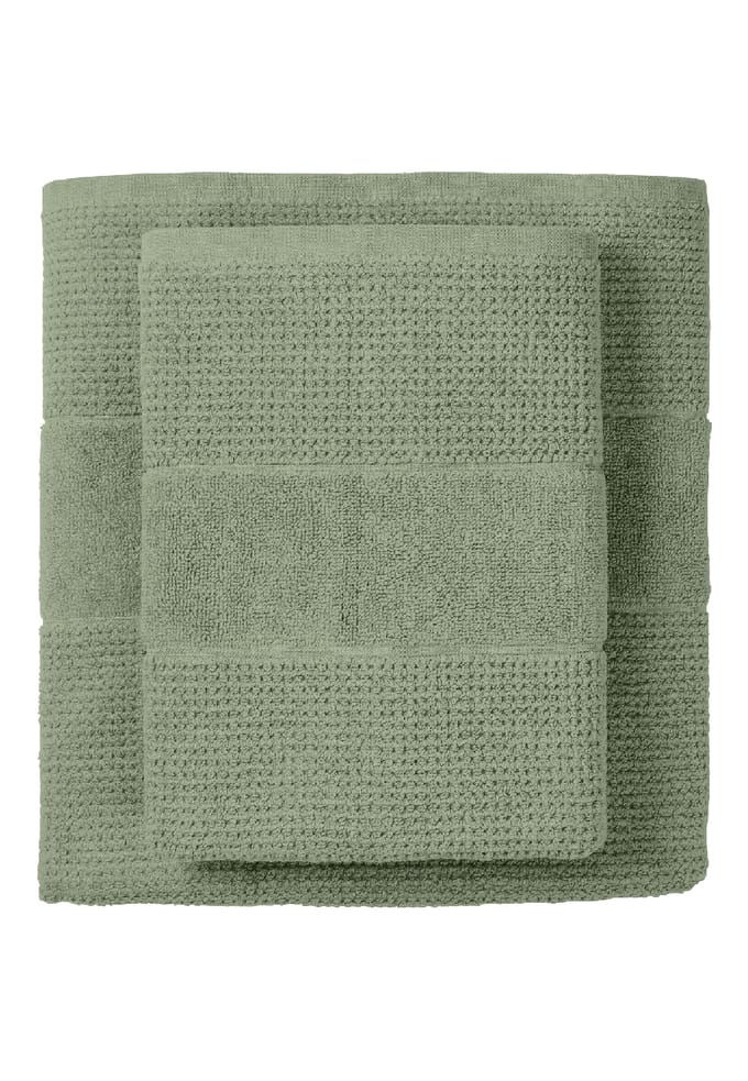 Douchehanddoek, set van 2 stuks, 70 x 140 cm, linde - SCHIESSER Home 70*140