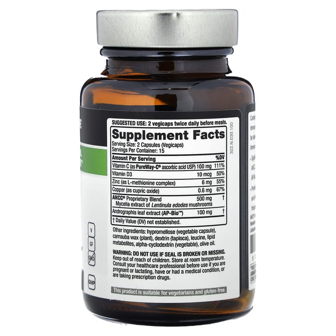 Levenskwaliteit, Immuuncomplex, 30 Plantaardige Capsules
