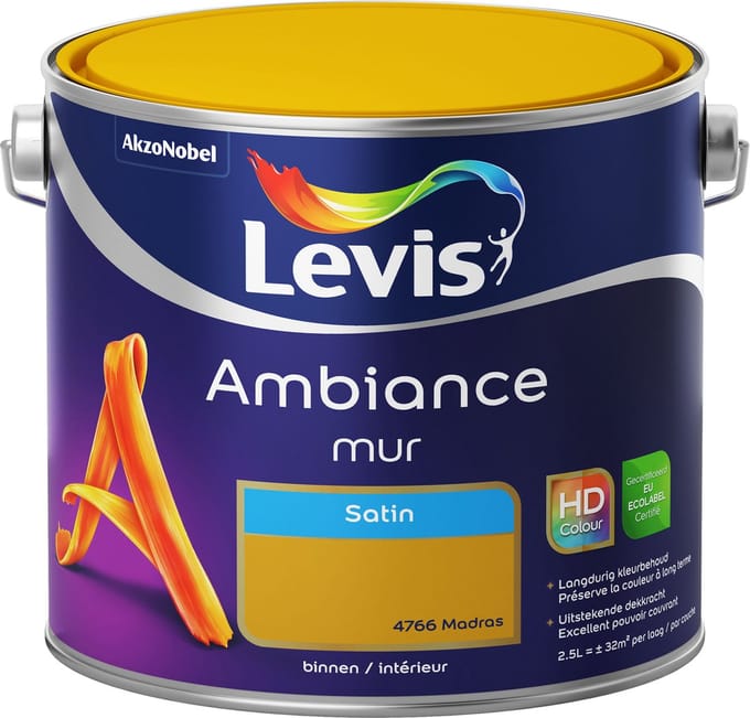 Levis - Ambiance Mur Satin - Madras - 2,5 L