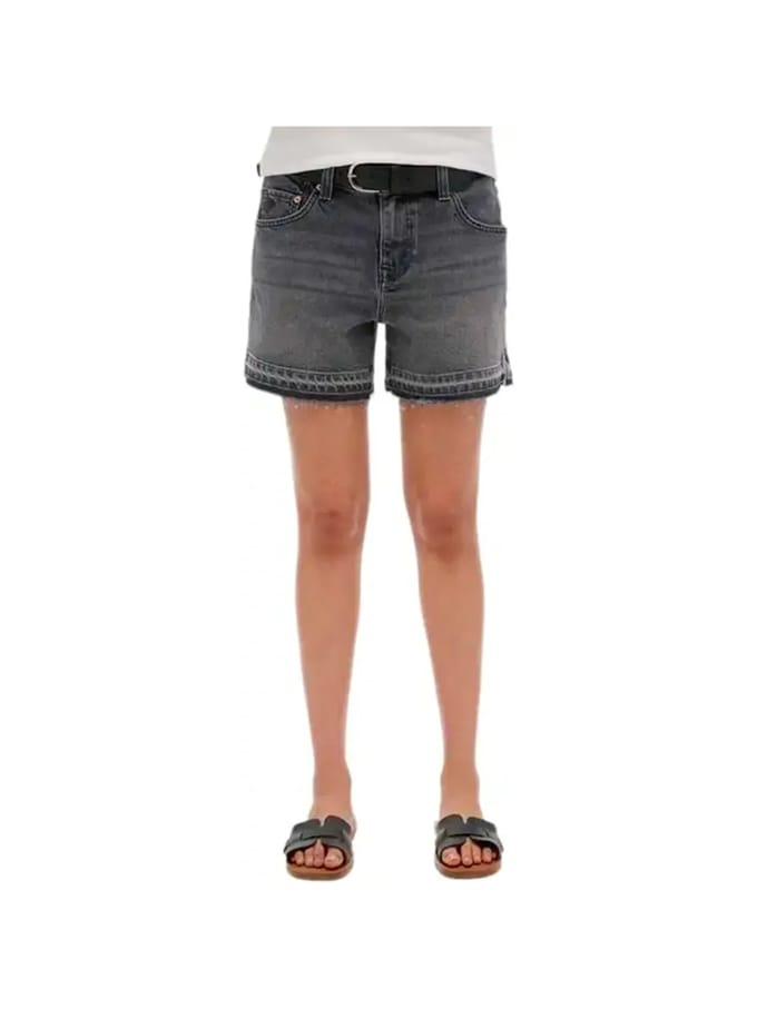 Superdry - Cut-off short met middelhoge taille - Dames - Jeans shorts