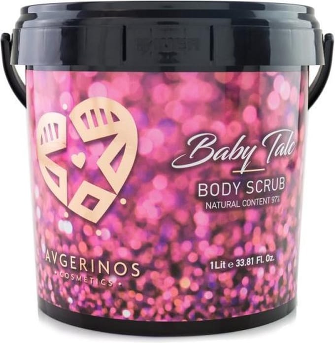 AVGERINOS BODY SCRUB BABY TALC 1 LITER - BODYSCRUB - SCRUB
