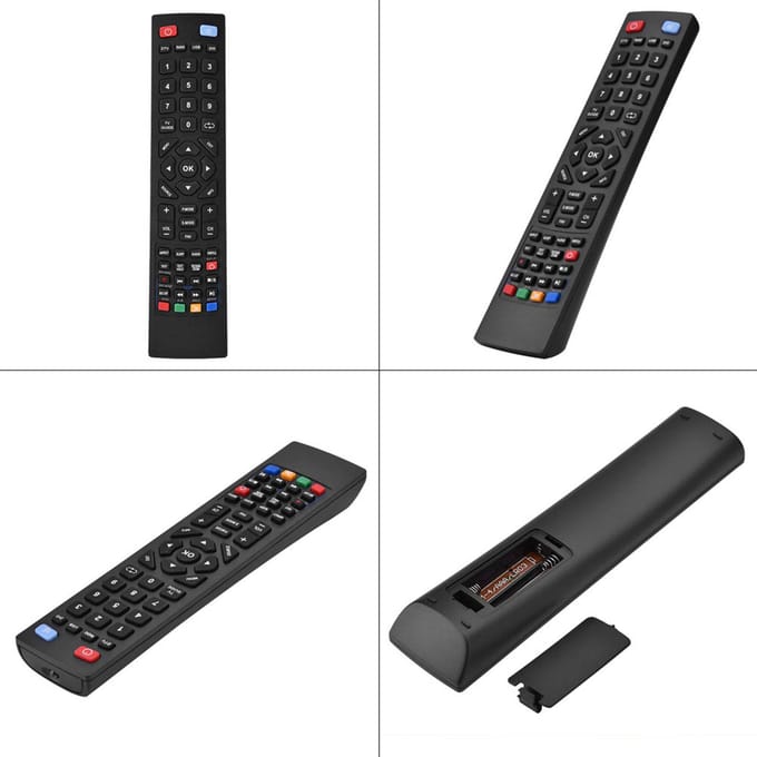 Télécommande universelle pour téléviseur intelligent Alba Bush Technika Blaupunkt SHARPE Motion black