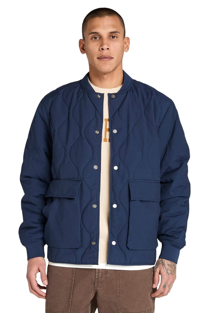 Timberland Quilted Jacket Peacoat Taglia: M | Bomber Outlet | Uomo