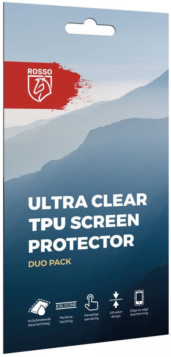 Rosso Screen Protector Geschikt voor OnePlus 13 Mini | Ultra Clear Duo Pack | TPU Folie | Case Friendly Beschermfolie | 2 Stuks