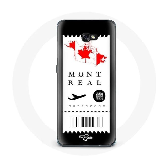 Hoesje voor Samsung Galaxy A8 2016 Vliegticket Montreal Canada