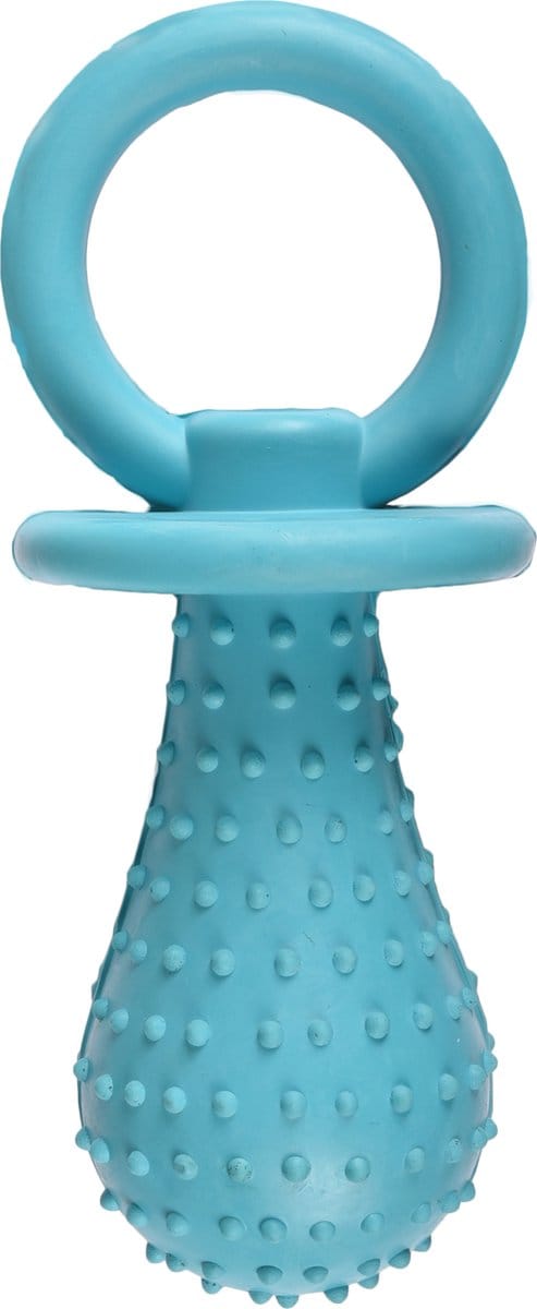 Flamingo Rubber Classic Fopspeen - Hondenspeelgoed -  - Blauw