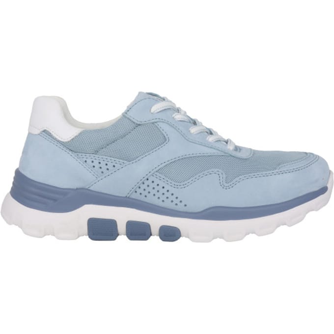 Gabor rollingsoft sensitive 86.986.16 - dames rollende wandelsneaker - Blauw - maat 40.5 (EU) 7 (UK)