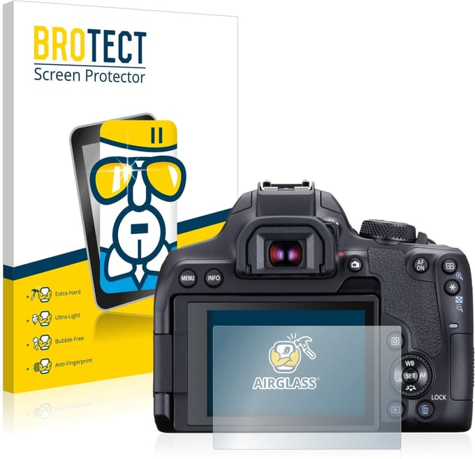 Screenprotector voor Canon EOS 850D Beschermglas transparant