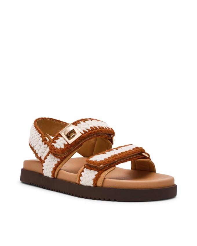 Steve Madden Mona Sandalen Plat - beige - Maat 38