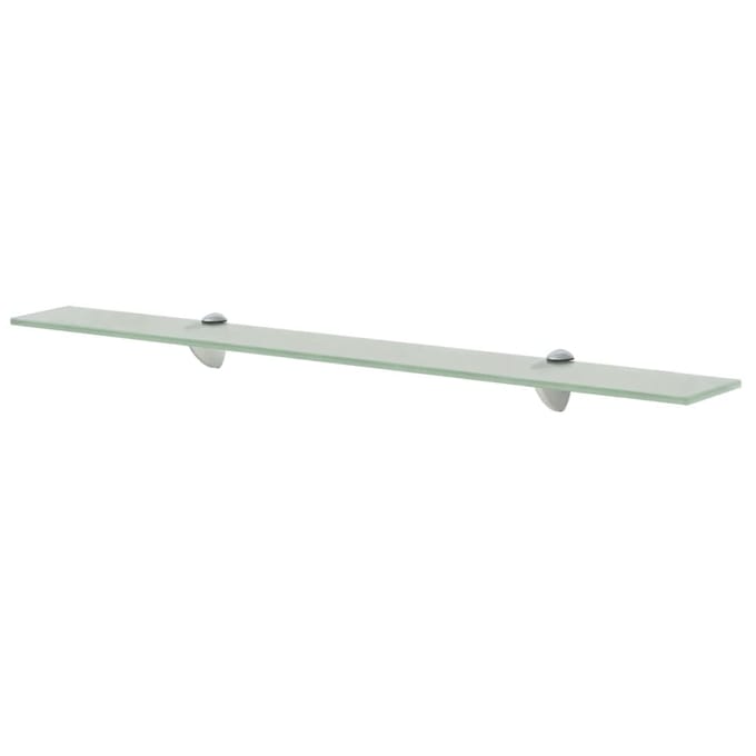 vidaXL - Zwevend - schap - 80x10 - cm - 8 - mm - glas