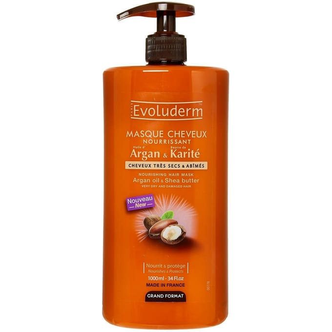 Evoluderm Argan Oil &amp; Shea Hair Mask 1000 ml