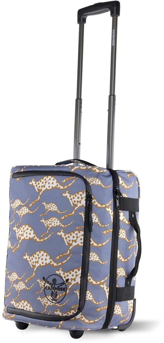 CHIEMSEE trolley Jump N Fly Soft Luggage Purple blauwgrijs 44cm