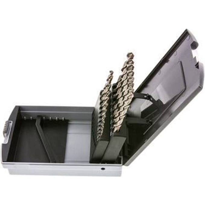 19-Piece Spiraalborenset DIN 338 N HSS-G 1 - 10 mm