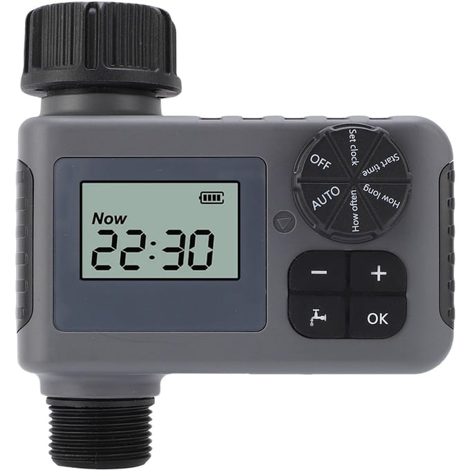 Sproeier Timer Programmeerbare Slimme Automatische Besturing voor Tuin Druppelslang Digitaal Druppelirrigatie black