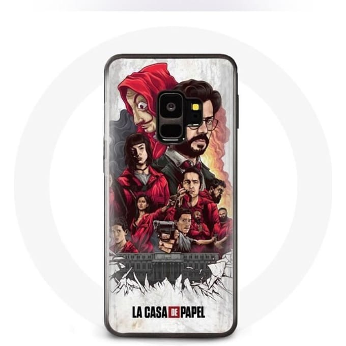 Samsung Galaxy S9 hoesje La Casa De Papel posterkunst