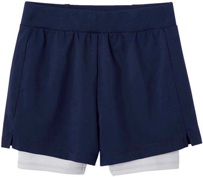 Vertbaudet Sportshort 2 in 1 voor meisjes van technisch materiaal