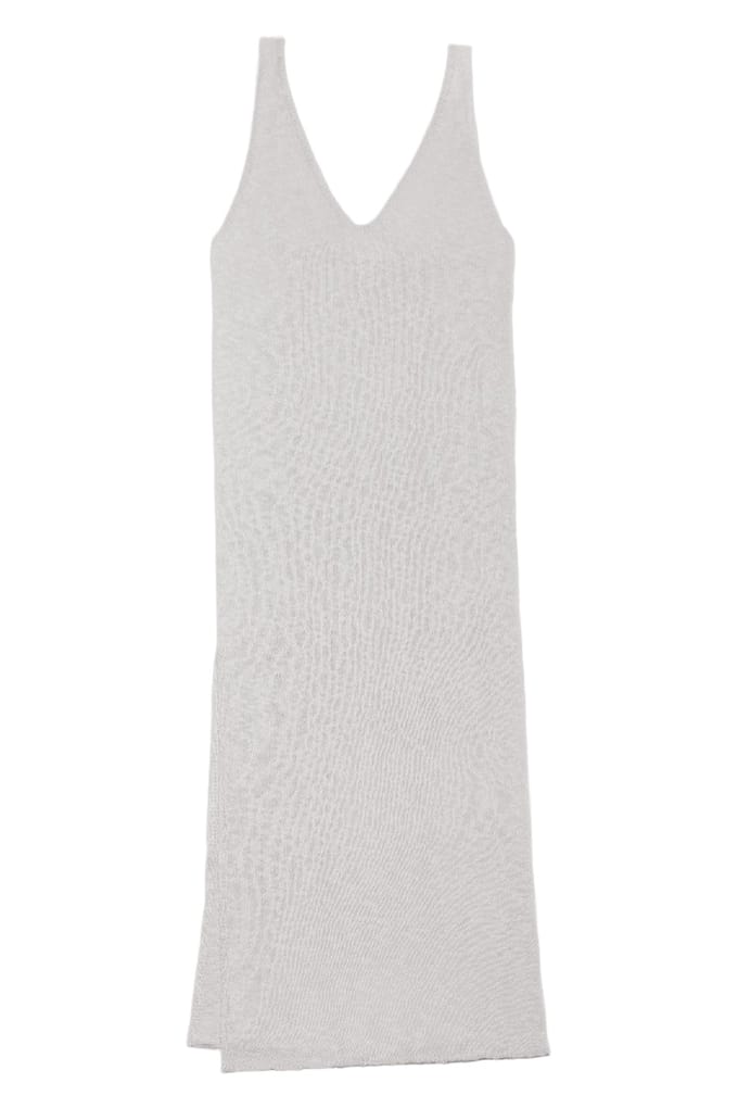 Mikuta The Light Thin Long Knit Dress White Size: XL | Maxi Dresses Outlet | Dames | Wit